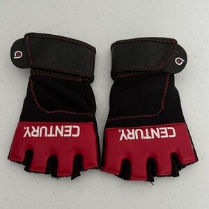 Red and Black MMA Fitness Gloves